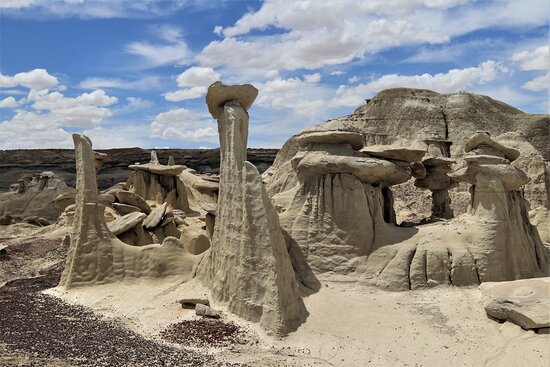 HooDoos in the Bisti Badlands, Farmington New Mexico